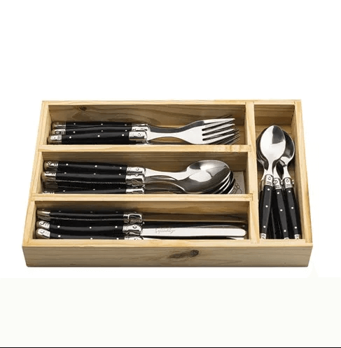 Couvert 24-delig Zwart 1,8 mm 