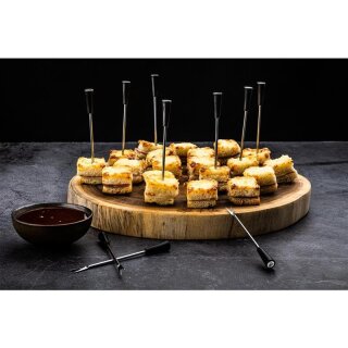 12 pinchos Zwart