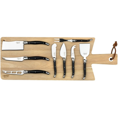8 Kaasmessen met plank 50 cm Eikenhout