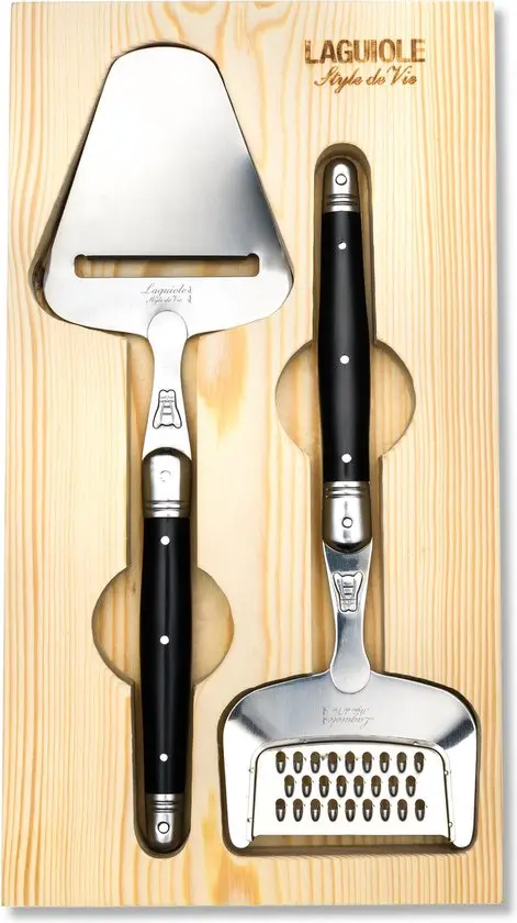 Kaasschaaf en kaasrasp Zwart