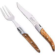 Luxury Line Mini Couvert 8 dlg Olijfhout NIEUW!