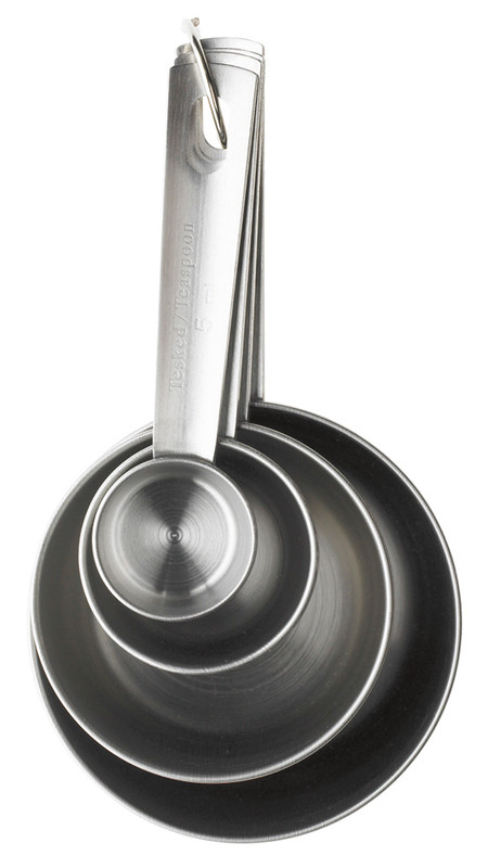 GastroMax Maatlepels rvs, set 4st