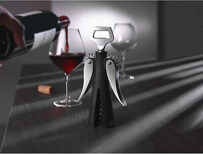 Peugeot Kurkentrekker met wormschroef + Dopsnijder Salma zwart