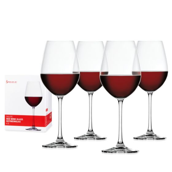 Salute Rodewijnglas 550 ml, set 4 stuks