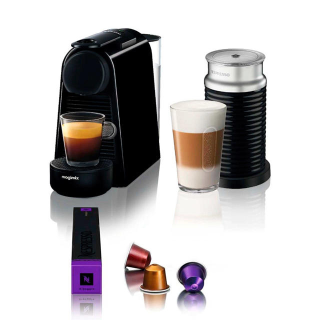 ESSENZA MINI ZWART + AEROCCINNO