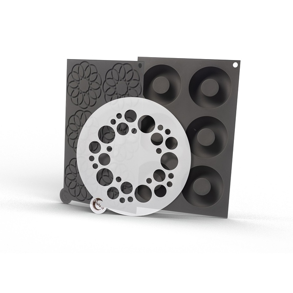 PLATE-IT MOLDS INNER CIRCLE, 3-DELIG