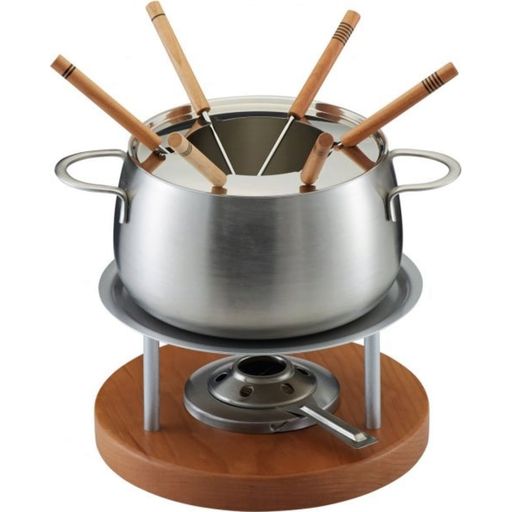 Vleesfondue set, zilver 2,0 Ltr. 15 cm