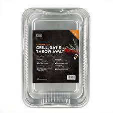 GRILL SCHALEN ALUMINIUM XL, 5 STUKS