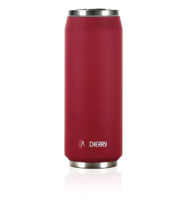 Pull can'it thermobeker cherry mat  500 ml