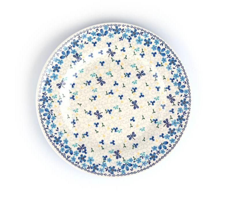 Bunzlau Melamine Plate Dragon fly Ø: 25 cm