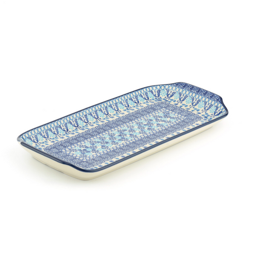 Bunzlau Cake Dish Oblong - Nautique