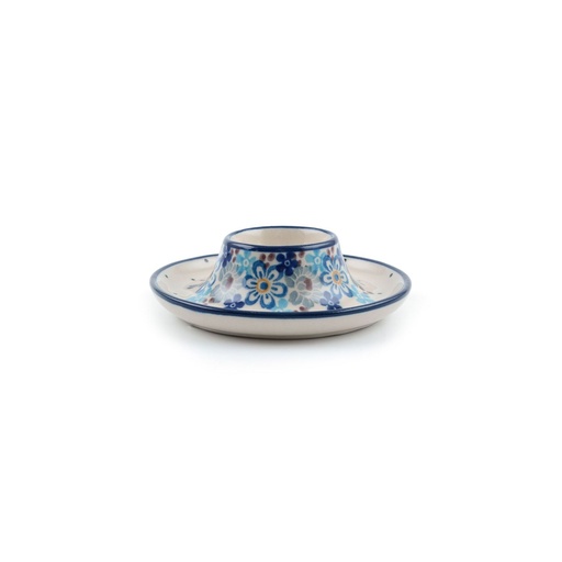 Bunzlau Egg Cup Flat - Springtime