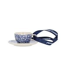 Bunzlau Hanger Cup and Saucer - Buttercup