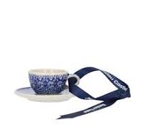 Bunzlau Hanger Cup and Saucer - Lace