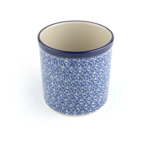 Bunzlau Kitchen Utensil Pot / Flower Pot Ø 14 cm - Indigo