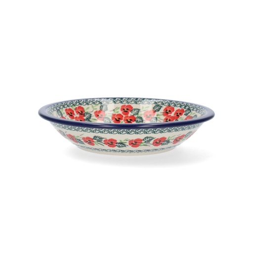 Bunzlau Plate Deep Ø 21 cm - Romance