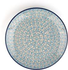 Bunzlau Plate Ø 26,5 cm - Petit Fleur