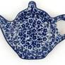 Bunzlau Teabag Dish Teapot - Indigo