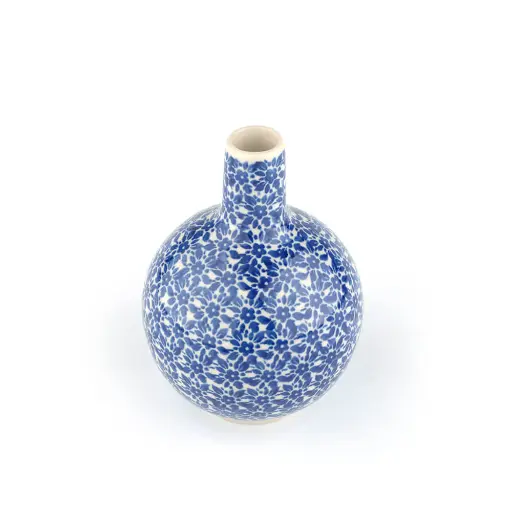 Bunzlau Vase Spout 420 ml - Indigo