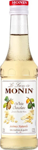 MONIN SIROOP WHITE CHOCOLATE 25CL