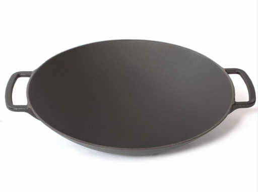 GIETIJZEREN WOK 35CM ZWART
