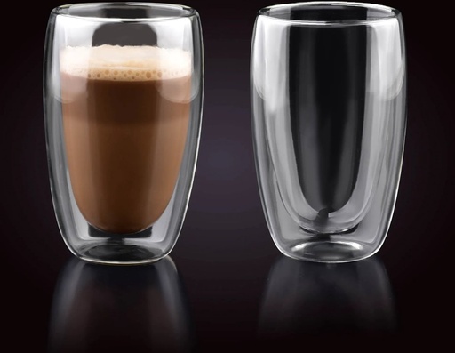 DUBBELWANDIG GLAS, 450ML