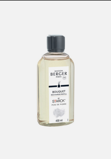 Navulling parfumverspreider met sticks 400ml Peau de Pierre