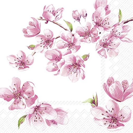 IHR COCKTAIL SERVETTEN SAKURA ROSE