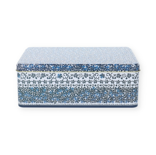 Bunzlau Rectangular Tin Box River Blossom