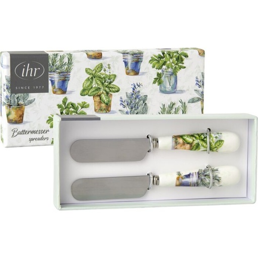 IHR SET VAN 2 BOTERMESJES AROMATIC HERBS
