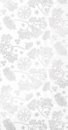 IHR SERVETTEN BRIGHT SILVER WINTER 16STUKS 33X42CM