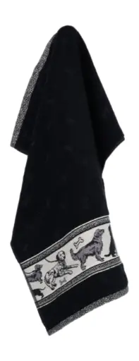 HANDDOEK HONDEN ANTHRACITE BUNZLAU