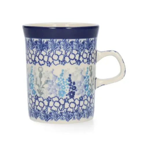 Bunzlau Mug Straight 250 ml - DELPHINIUM