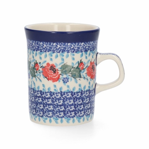 Bunzlau Mug Straight 250 ml - ENGLISH ROSE 