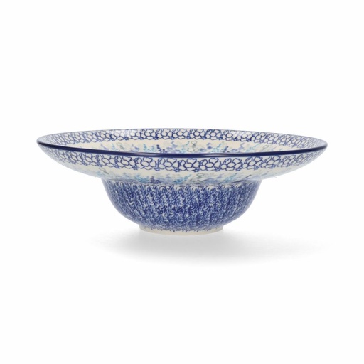 BUNZLAU PASTA PLATE 25CM DELPHINIUM