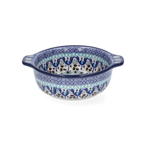 BUNZLAU SOUP BOWL FLAT HANDLES MARRAKESH
