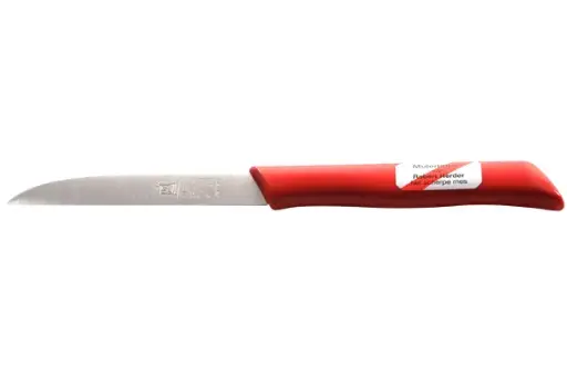 MOLENMES - SCHILMES ROOD 85MM ROESTVRIJ - KUNSTSTOF HANDVAT HERDER