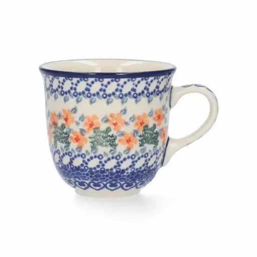 BUNZLAU MUG TULIP 200ML ORANGE BLOSSOM