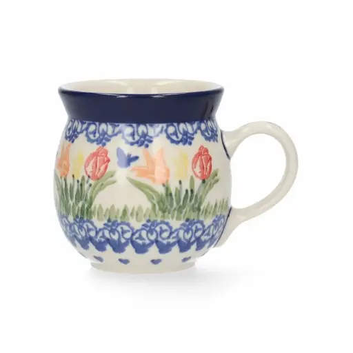 BUNZLAU MUG FARMER 240ML TULIP HEARTS