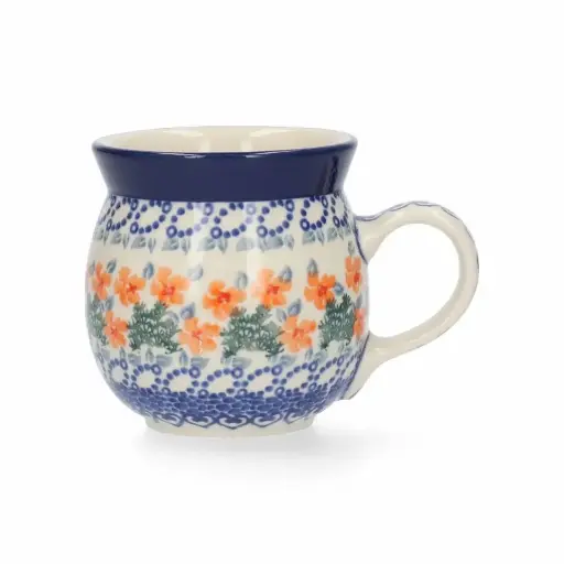 BUNZLAU MUG FARMER 240ML ORANGE BLOSSOM