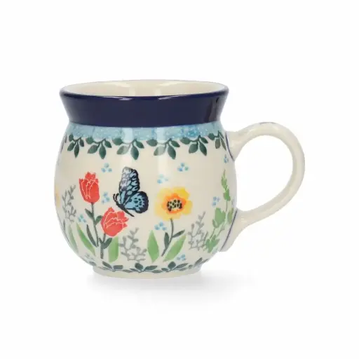 BUNZLAU MUG FARMER 240ML BUTTERFLY BLOSSOM
