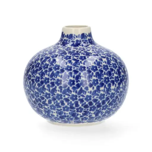 BUNZLAU INDIGO BELLY VAAS 9CM