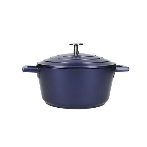 MasterClass Cast Aluminium 2.5L Casserole Dish Metallic Blue