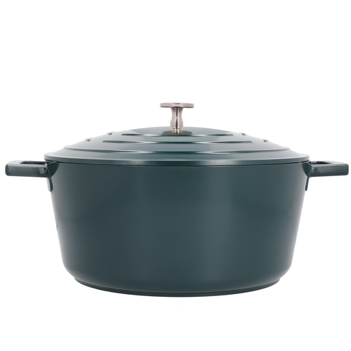 Masterclass Sky Blue Cast Aluminium Casserole Dish 5L, Blue