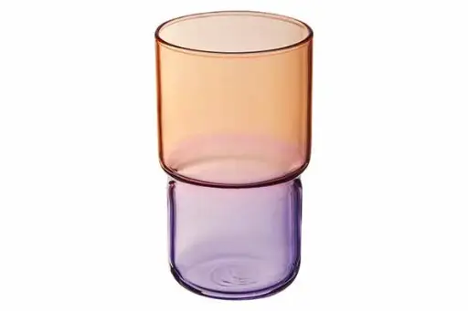 Candy Mix glas- 32cl- oranje/paars 