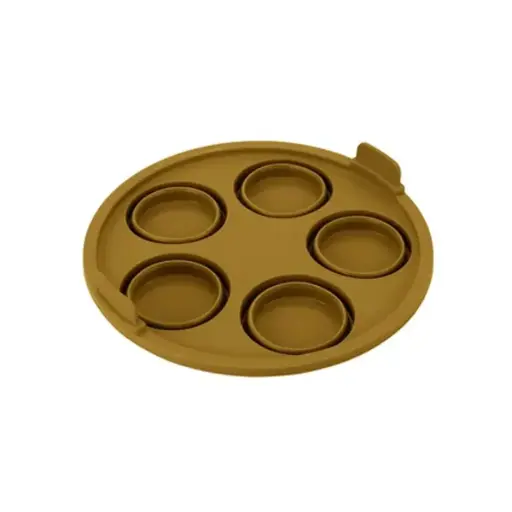 point virgule opvouwbare muffinvorm airfryer bakvorm platinum silicone  