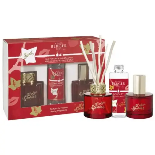 Duo set Lolita Lempicka Parfumsticks 80ml + Roomspray 50ml - Rouge (Sweet)