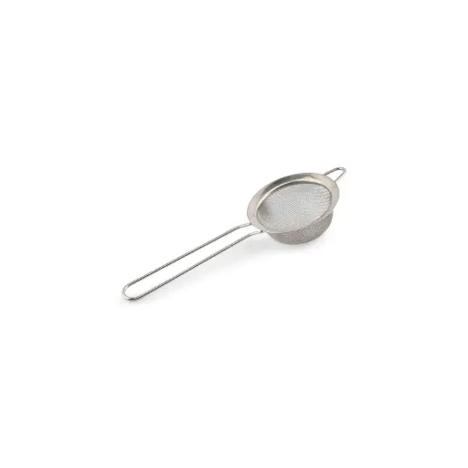 Zeef 8,5cm met handvat antique zilver
