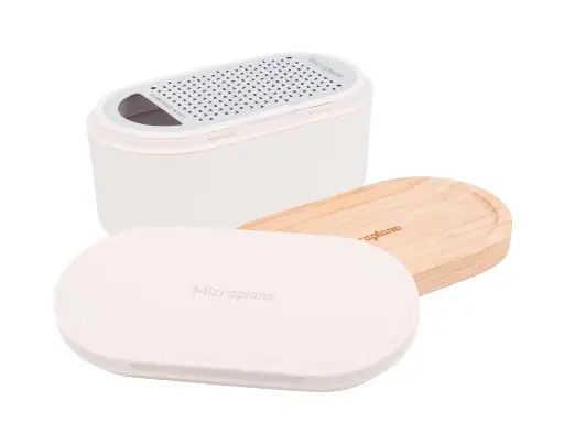 Microplane Container rasp cashmere bamboo