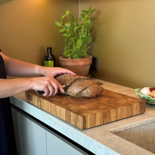 SNIJBLOK VD5 – Eiken 49×33x5cm